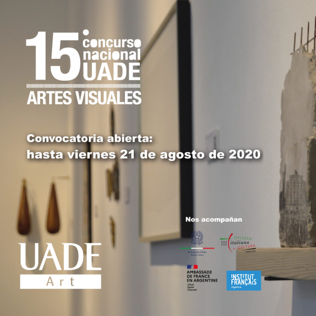 Participation as a jury of the call for the UADE National Contest for Visual Arts (July 2020)