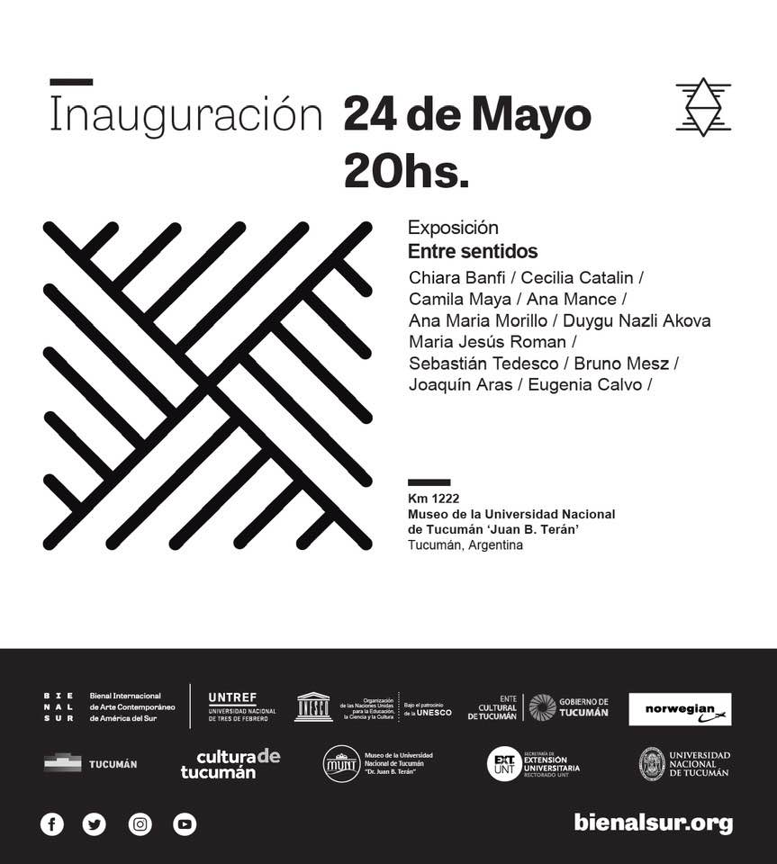 Inauguración de la muestra Entre Sentidos en la Universidad Nacional de Tucumán (Mayo 2019)